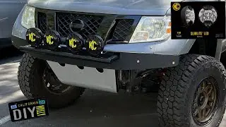 KC Light Install - 2012 TITAN Swapped NISSAN Frontier