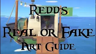 Jolly Redd's Real or Fake Art Guide, Animal Crossing New Horizons.