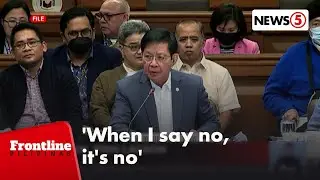 Sen. Ping Lacson, paninindigan ang pagbibitiw bilang Blue Ribbon chairperson | Frontline Pilipinas