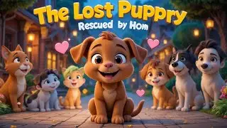 Lost Puppy Rescued | Bedtime Story | Dog Rescue Story