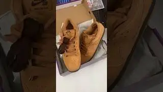 Nike SB Dunk Low Wheat (Flax) 2021/2023 Unboxing #sneakers #unboxing #dunk #shorts #nike #shoes