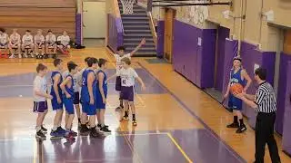 Watertown Cyclones Vs Sandy Creek Comets, 7th Grade Modified, March 5, 2022.  HD.