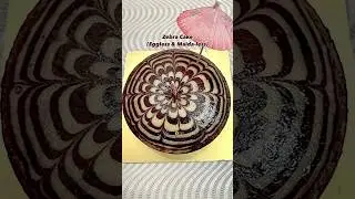 How to make Zebra cake #ytshorts #zebracake