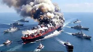 2 Minutes Ago! Three Russian Navy Cargo Ships Sink by NATO After Just Arriving in the Black Sea