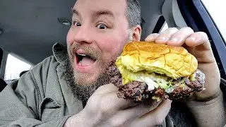 Brandon's Sampler Platter: Salt Burgers + Fries, Double Cheeseburger