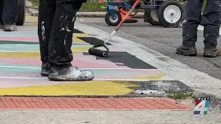 City wipes out all colorful art on Jacksonville crosswalks before approaching deadline