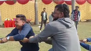 Playing rop game with plumber gurup 