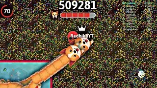 OMG 🐍 BOSS BISCUIT VS KING BISCUIT 🐍 BEST EPIC SNAKE IO BOSS FIGHT GAMEPLAY 🐍#gaming