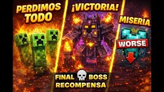 Un Creeper s&uacute;per poderoso arruin&oacute; nuestro combate final en Minecraft Dungeons &iexcl;Muerte tras muerte!