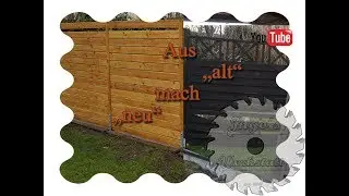 Sichtschutzzaun selber bauen - einfach und langlebig