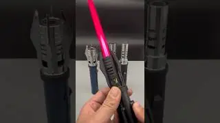 Adjustable flame and flame color jet lighter lightersaber#jetlighter#lightersaber #lighter #lighters