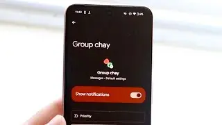 How To Mute a Group Chat On Android! (2023)