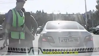 family dad vs road raging driver
