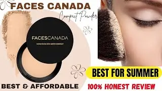 Faces Canada Compact Powder Review | Faces Canada Weightless Stay Matte Compact | Best for Summer