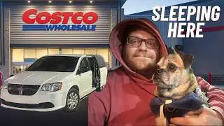 Day in the Life Winter Van Camping & Waking Up at Costco