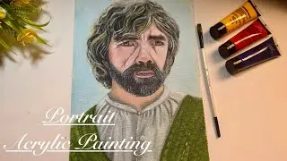 Painting  My First Acrylic Portrait / Peter Dinklage