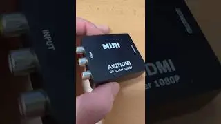 AV to HDMI converter #hdmiadapter #avtohdmi #retrogaming