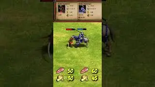 Elite Samurai vs Elite Monaspa (AoE2) #Shorts