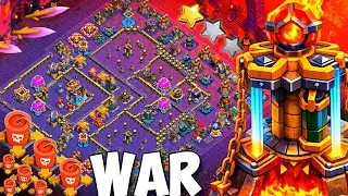ANTI Throwers WITH perfect Traps - CWL WAR special Th18 New push Base Link | Th18 war base Link