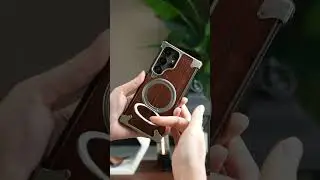 Metal Phone Case for Samsung Galaxy S24 Ultra S23 Ultra & Magnetic Ring Holder - Skycover