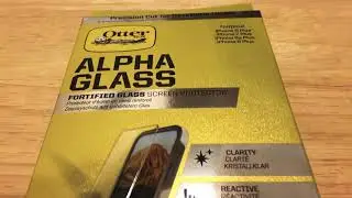 OtterBox Alpha Glass for iPhone 8 Plus 7+ 6s+ 6+ Unboxing 2-21-19