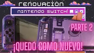 Cambio de carcasa+Pasta térmica+Carcasa joycon+cambio joystick (drift) #nintendoswitch | Parte2 de 2