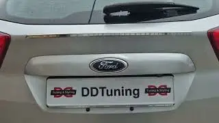 Ford C-Max 2010↗ Планка над номером OmsaLine (нерж.)