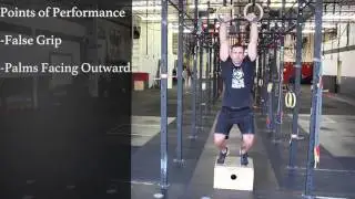 False grip hang with toe assist