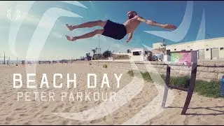 Beach day with Peter Parkour - Carcavelos beach
