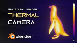 Infrared Thermal Camera Effect | Blender Shader