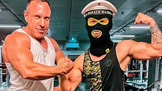 Invited @StreetManTV to a workout (GONE WRONG)! Seeing my hero StreetMan for the first time!