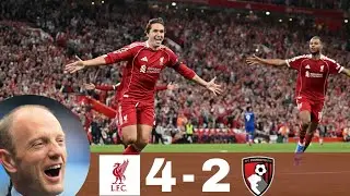 Peter Drury poetry🥰 on Liverpool Vs Bournemouth 4-2🤩🔥