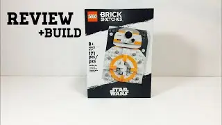 LEGO Star Wars Brick Sketches BB-8 set 40431 Review! +Build
