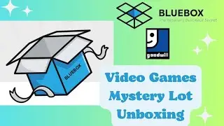 Goodwill Mystery Video Games Box UNBOXING Blue Box Video Games #mysterybox #unboxing #videogames