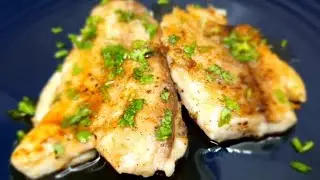 Pan Grilled Fish in Lemon Butter Sauce | Continental Recipe #food #lemon #butter #fish #GrilledFish