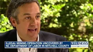 Illegal mining operation uncovered by NC Department of Labor in Mitchell County