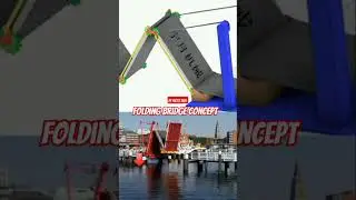 #shorts #folding bridge concept#edit #engineering