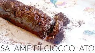 Salame di cioccolato - dolce senza burro e senza uovo