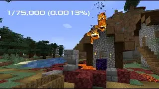 NETHER PORTAL SPAWNED INSIDE VILLAGE HOUSE! 1 IN 75,000 CHANCE! [Minecraft 1.16]