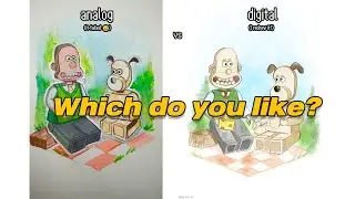 Day 23 | Analog vs Digital &mdash; I redrew it.