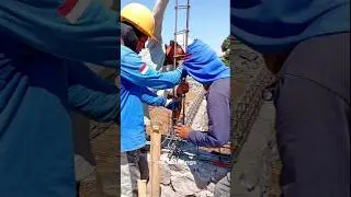 Sloof installation process #construction #building #satisfying