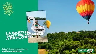 Et vous, comment explorerez-vous la Sarthe ?