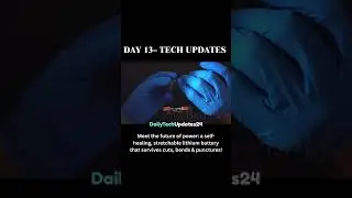 Self-healing, stretchable battery for wearables&mdash;500+ cycles! #TechRevolution #NextGenEnergy