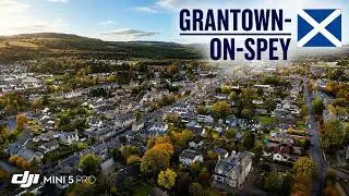 Grantown-on-Spey from Above &ndash; Autumn Morning Light (Scotland) | Cinematic Drone 4K