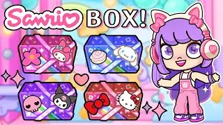 SANRIO BOX AVATAR WORLD PAZU! | OUTFIT IDEAS HELLOKITTY, CINNAMOROLL, MY MELODY, KUROMI
