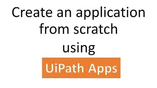 Create an application using 