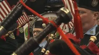 Sounds of honor and distinction: Buffalo Firefighter Pipe Band gives Arno a final salute