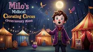 Milo and the Midnight Circus 🎪🌙 | A Magical Bedtime Adventure for Kids!