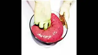 slime asmr crunchy, slime asmr clay mixing,