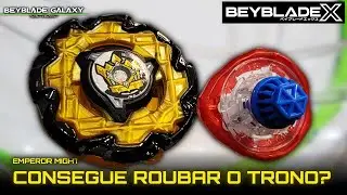 EMPEROR MIGHT H 1-70H rouba o trono? [Beyblade X ベイブレードX]